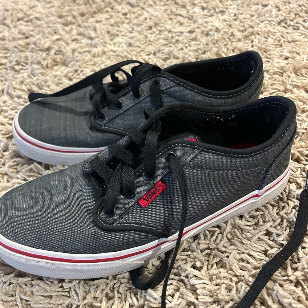 Vans Gray and Black Sneakers